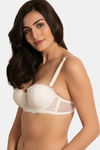 Zivame Shades Of Love Padded Wired 3/4th Coverage Strapless Bra - Coconut Milk — thumbnail 2